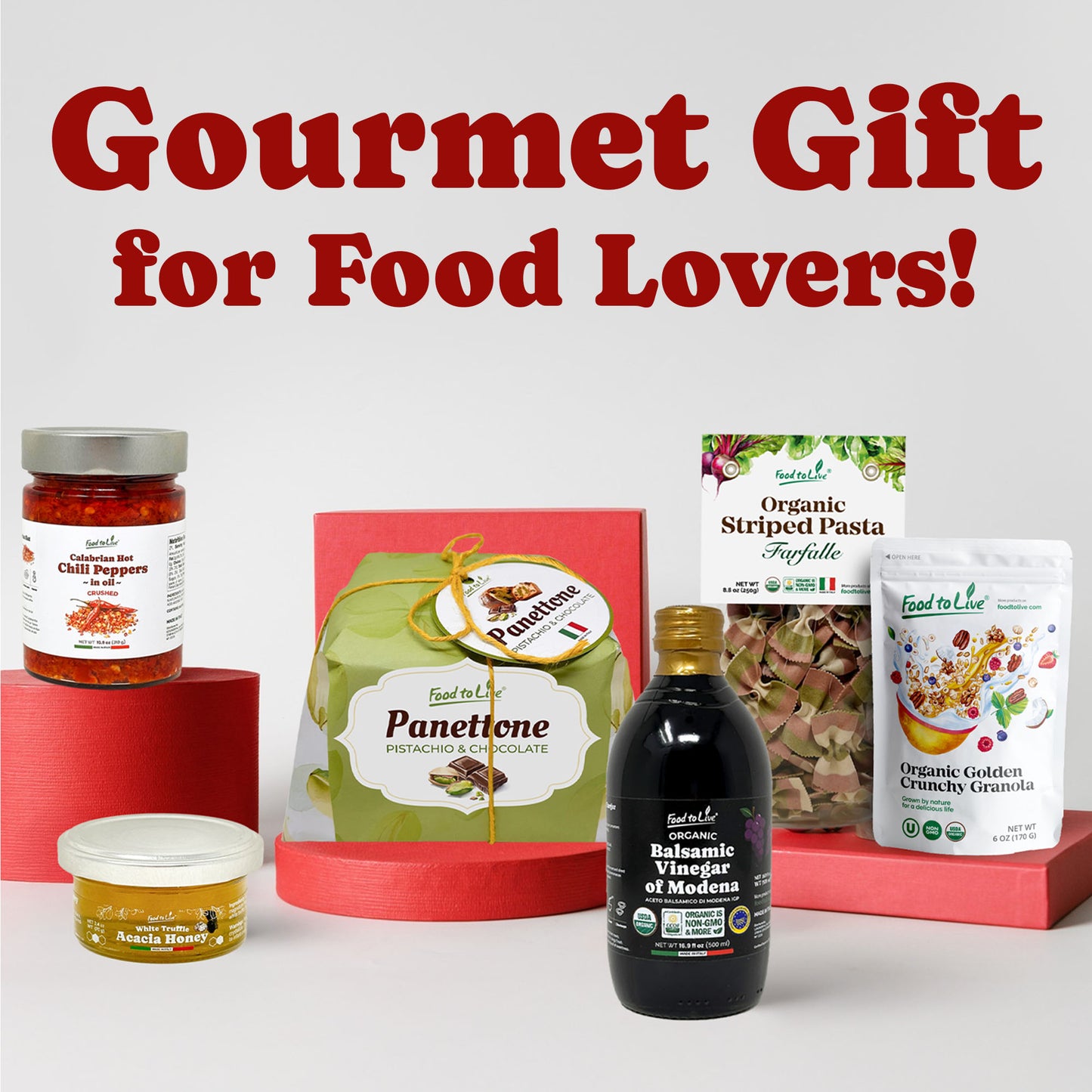 Holiday Gift Basket - Ultimate Festive Food Present - by Food to Live