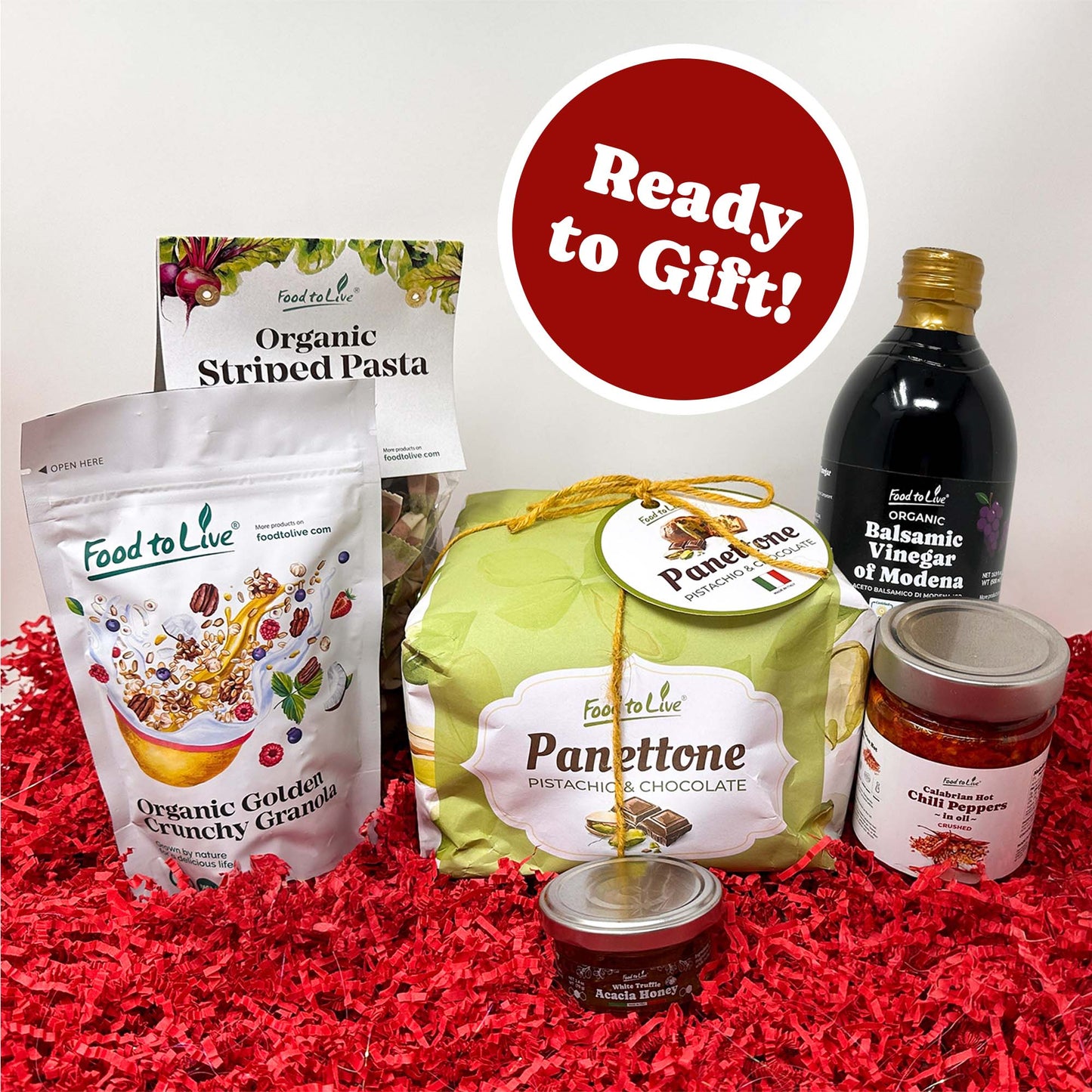 Holiday Gift Basket - Ultimate Festive Food Present - by Food to Live