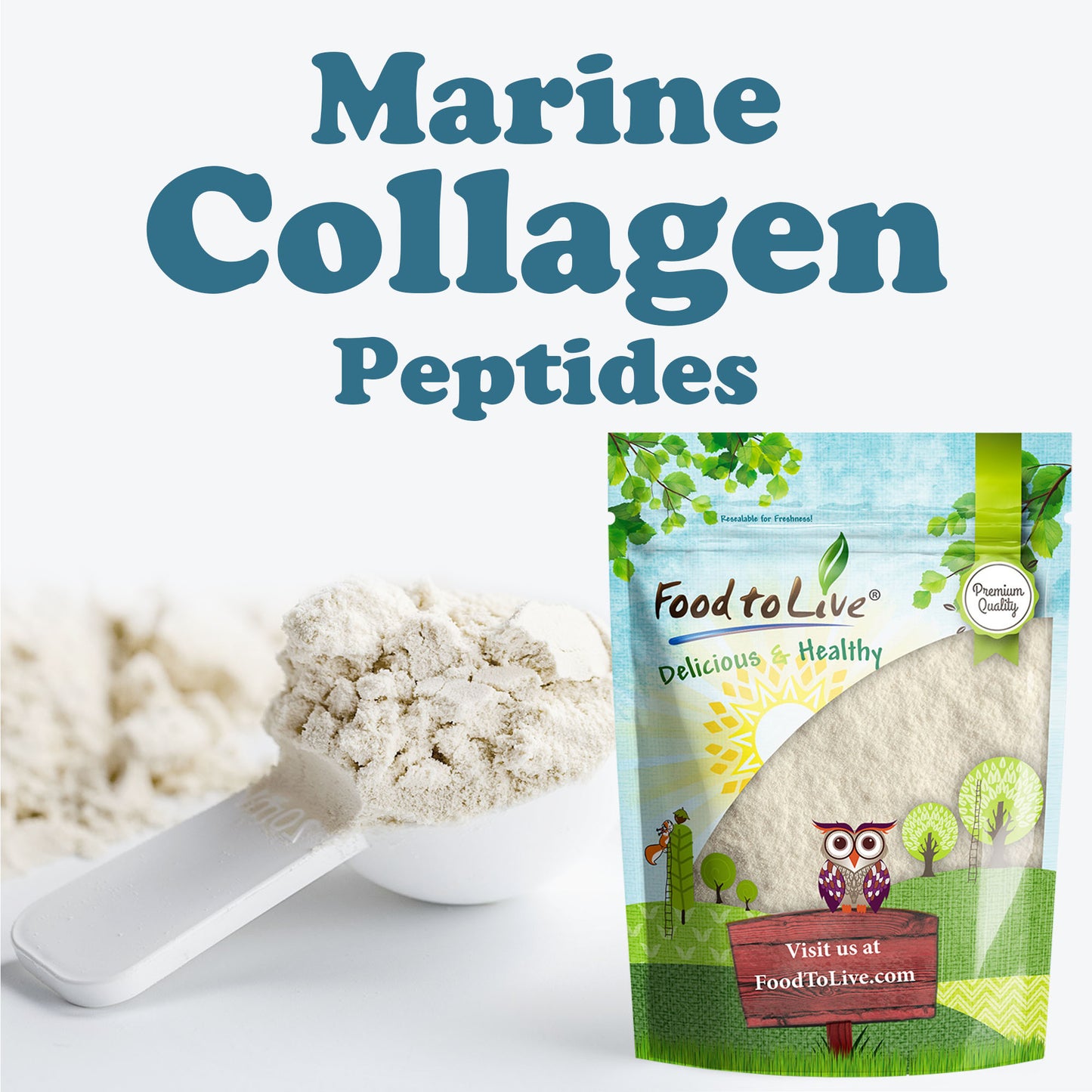 Marine Collagen Peptides - by Food to Live