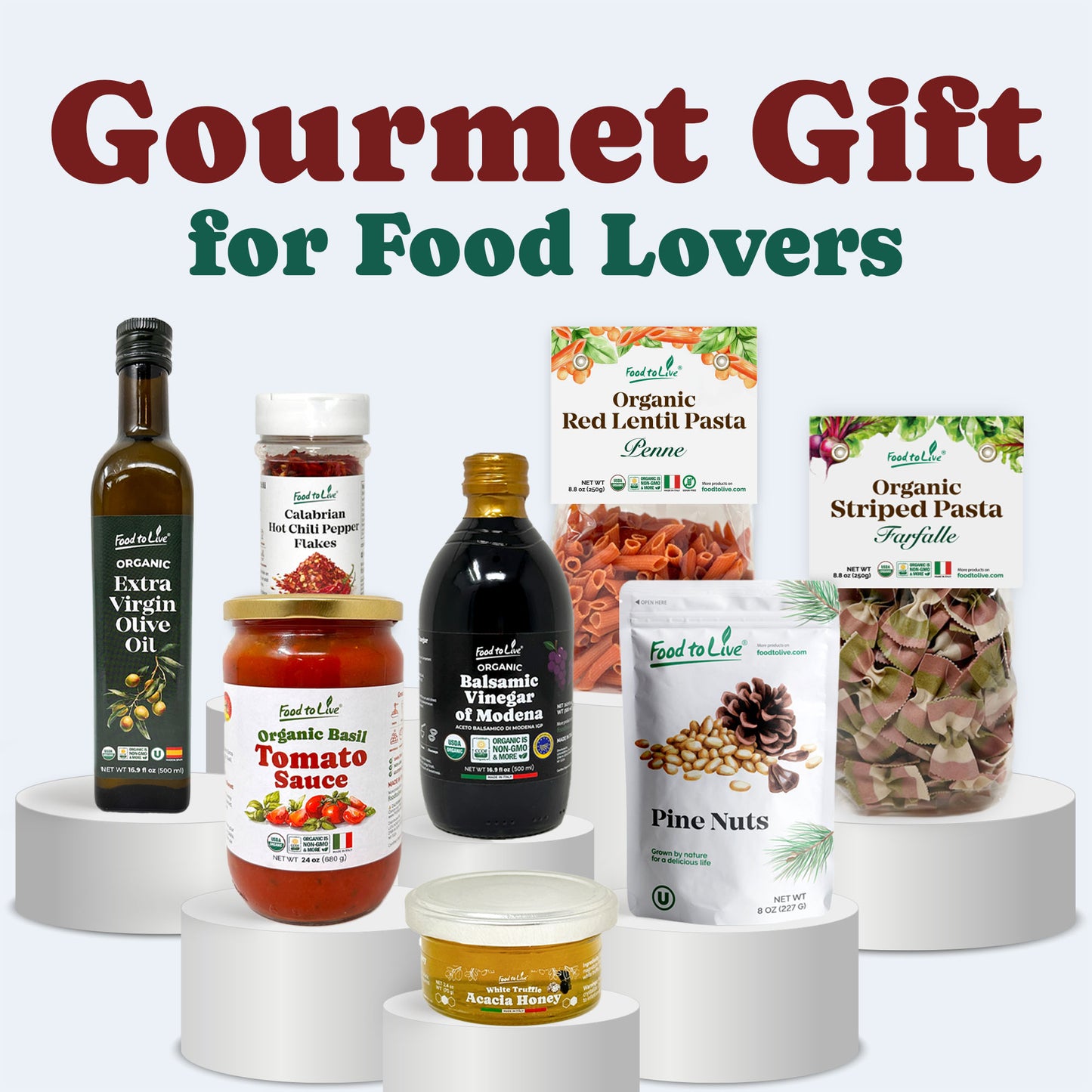 Mediterranean Gourmet Gift Basket –  by Food to Live
