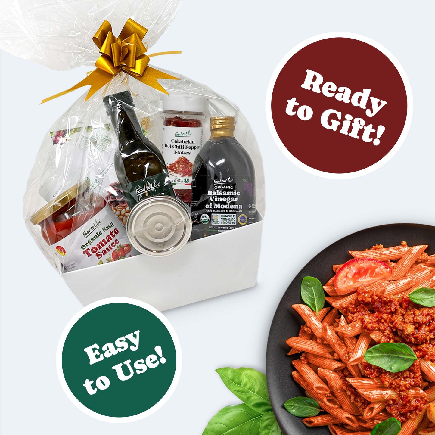 Mediterranean Gourmet Gift Basket –  by Food to Live