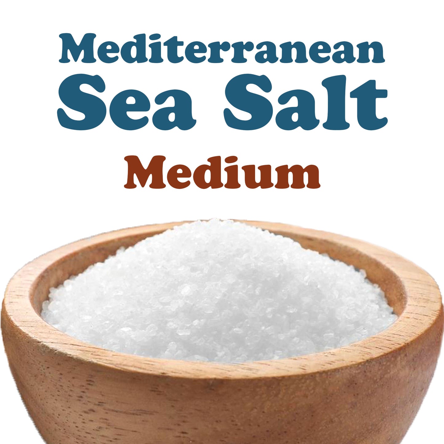 Mediterranean Medium Sea Salt – Vegan, Kosher, Bulk – by Food to Live