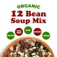 Organic 12 Bean Soup Mix – Vegan, Kosher, Bulk – by Food to Live