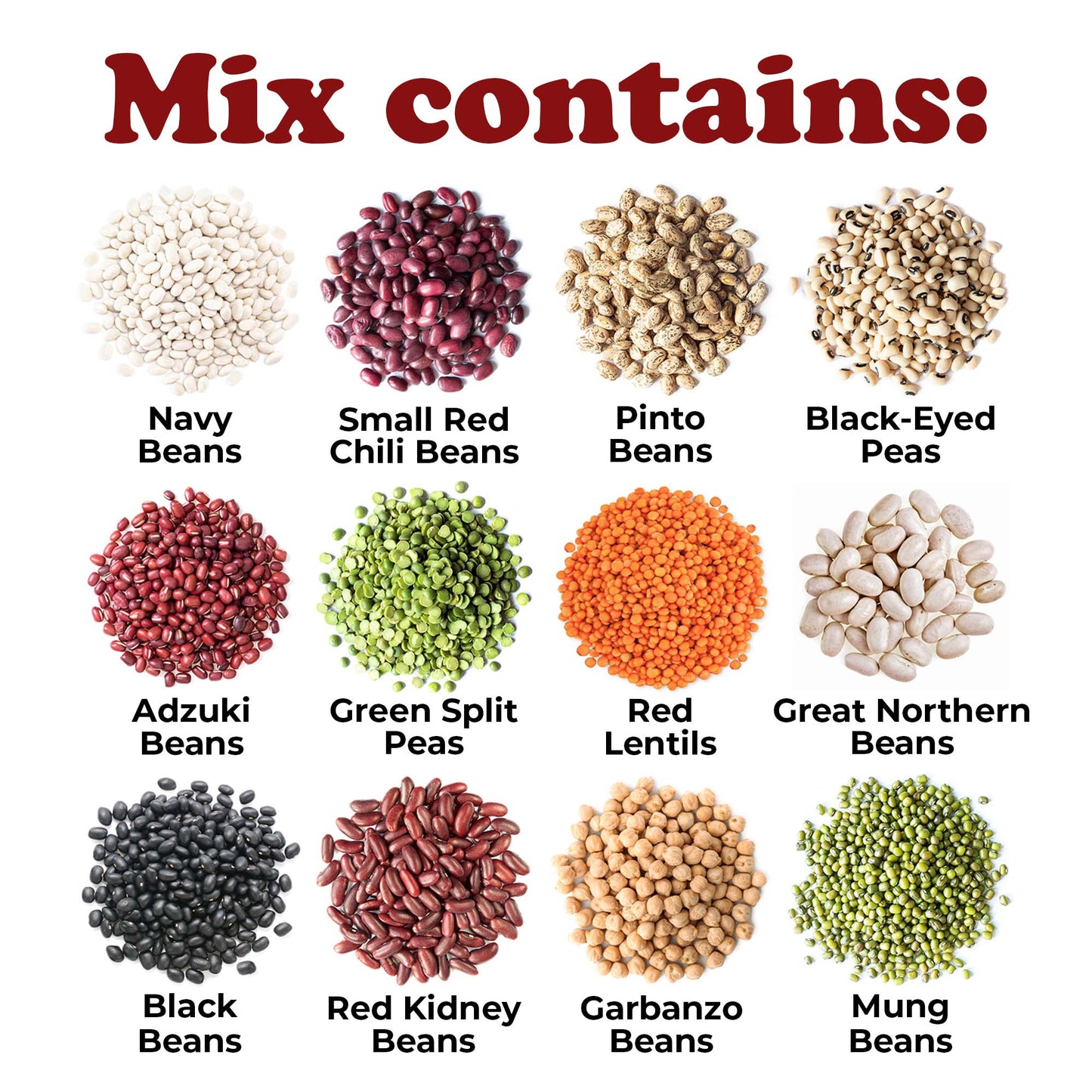 Organic 12 Bean Soup Mix – Vegan, Kosher, Bulk – by Food to Live