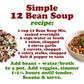 Organic 12 Bean Soup Mix – Vegan, Kosher, Bulk – by Food to Live