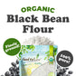 Organic Black Bean Flour – Keto, Non-GMO, Kosher, Vegan, Bulk – by Food to Live