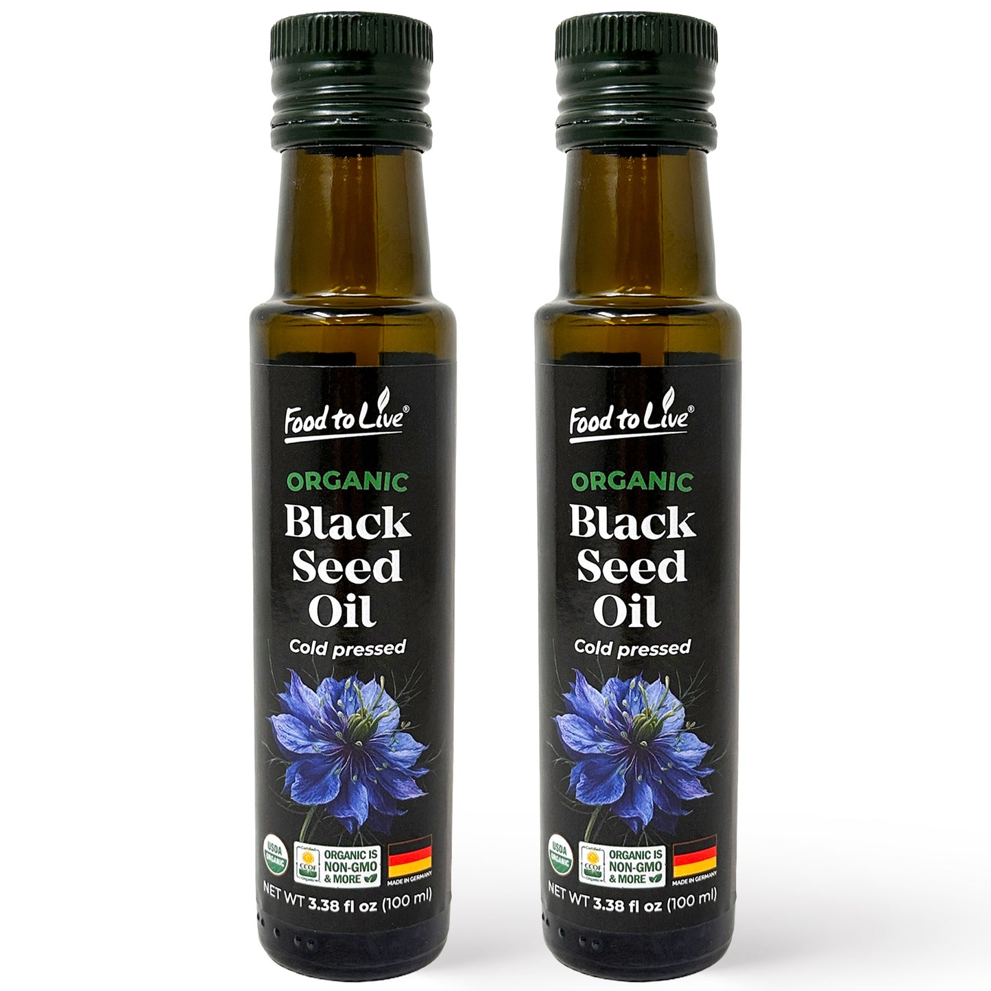 Organic Black Cumin Oil - 100 ml - by Food To Live