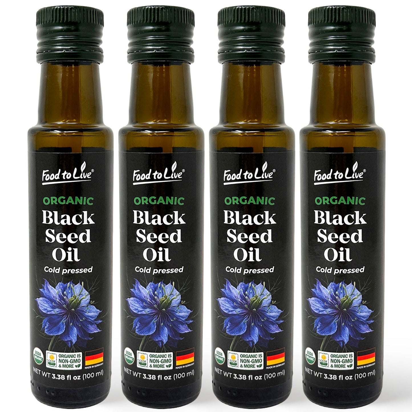 Organic Black Cumin Oil - 100 ml - by Food To Live