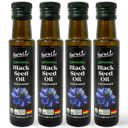Organic Black Cumin Oil - 100 ml - by Food To Live