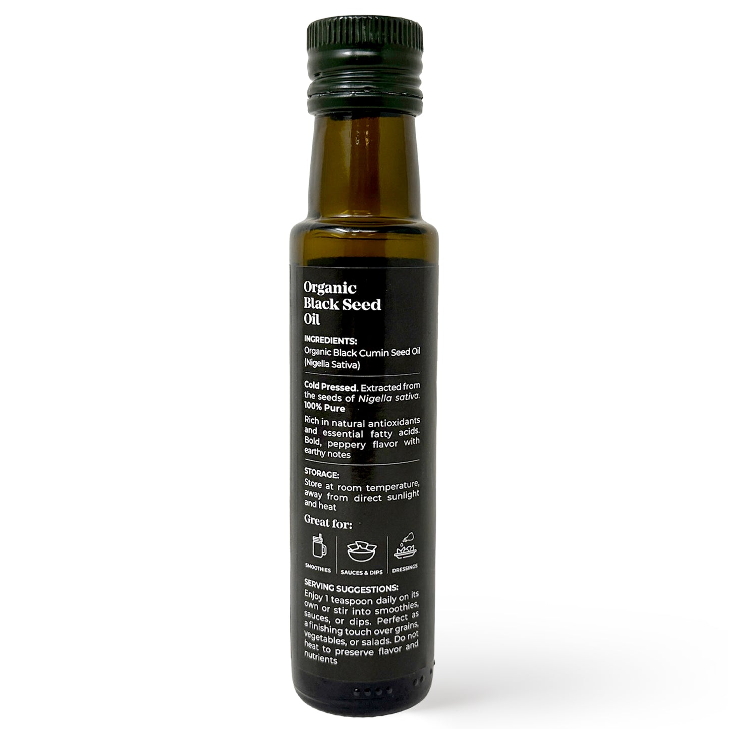 Organic Black Cumin Oil - 100 ml - by Food To Live