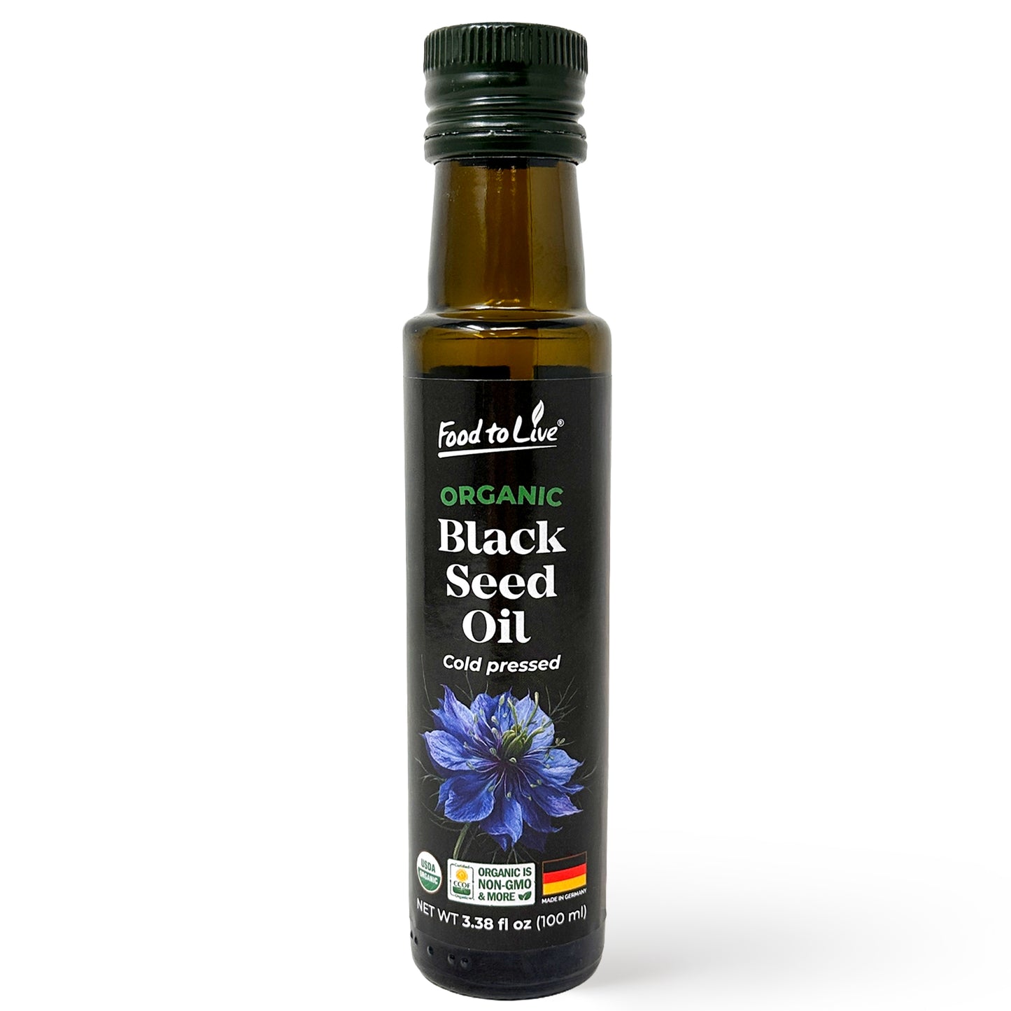 Organic Black Cumin Oil - 100 ml - by Food To Live