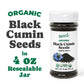 Organic Black Cumin Seeds - Kosher, Vegan, Bulk, Non-GMO, Raw - by Food to Live