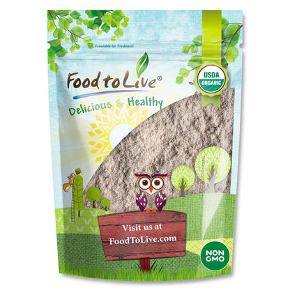 Organic Whole Grain Buckwheat Flour - by Food To Live