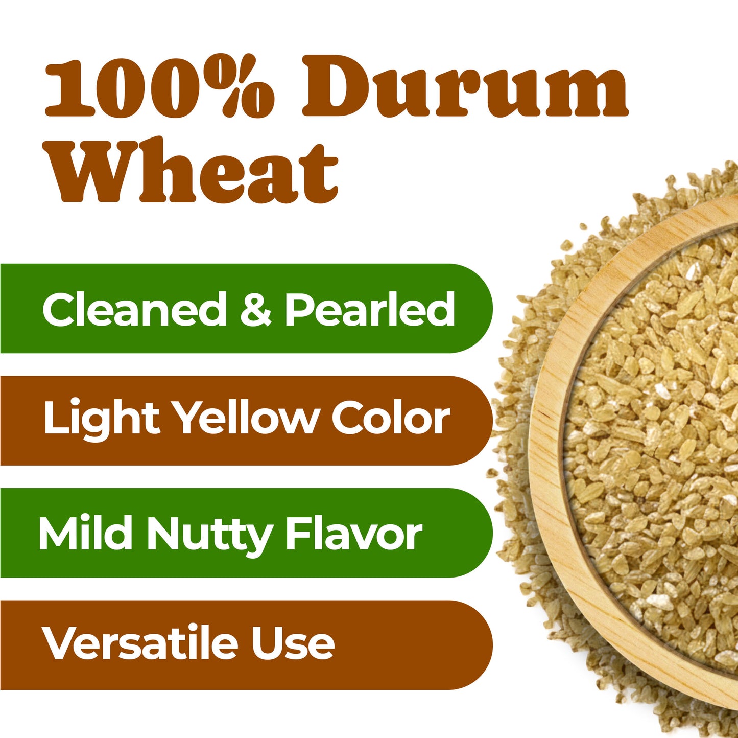 Organic Bulgur Wheat - by Food To Live
