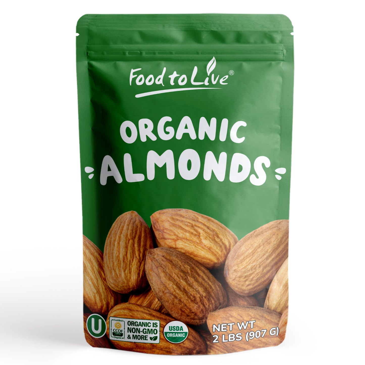 Organic Candied Cinnamon Almond - Non-GMO, Vegan, Bulk - by Food to Live