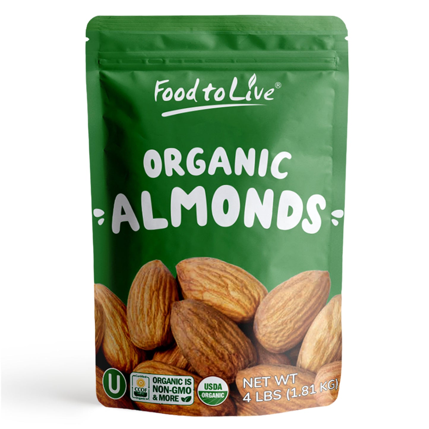 Organic Candied Cinnamon Almond - Non-GMO, Vegan, Bulk - by Food to Live