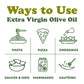 Organic Extra Virgin Olive Oil - 500 ml - by Food To Live