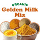 Organic Golden Milk Mix - Non-GMO, Kosher, Vegan - by Food to Live