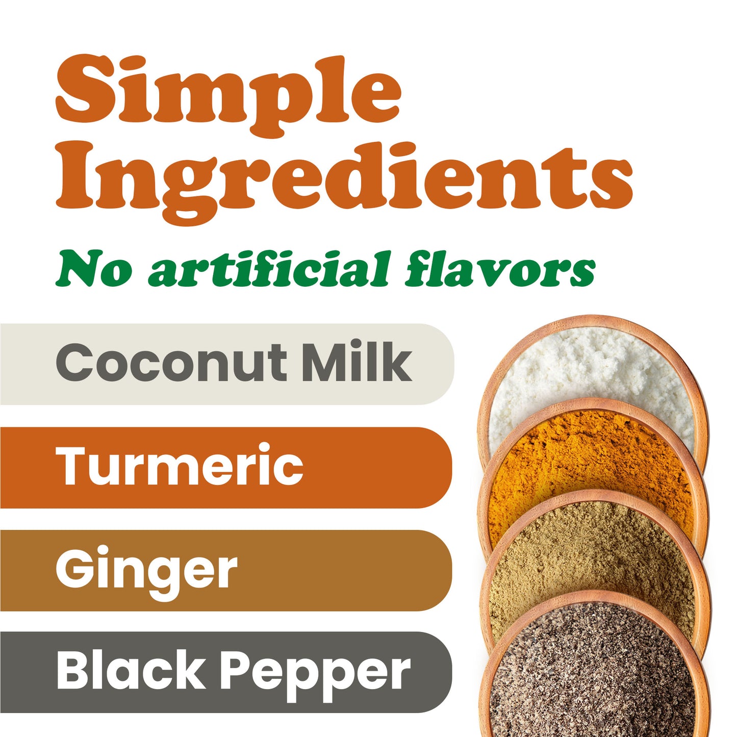 Organic Golden Milk Mix - Non-GMO, Kosher, Vegan - by Food to Live