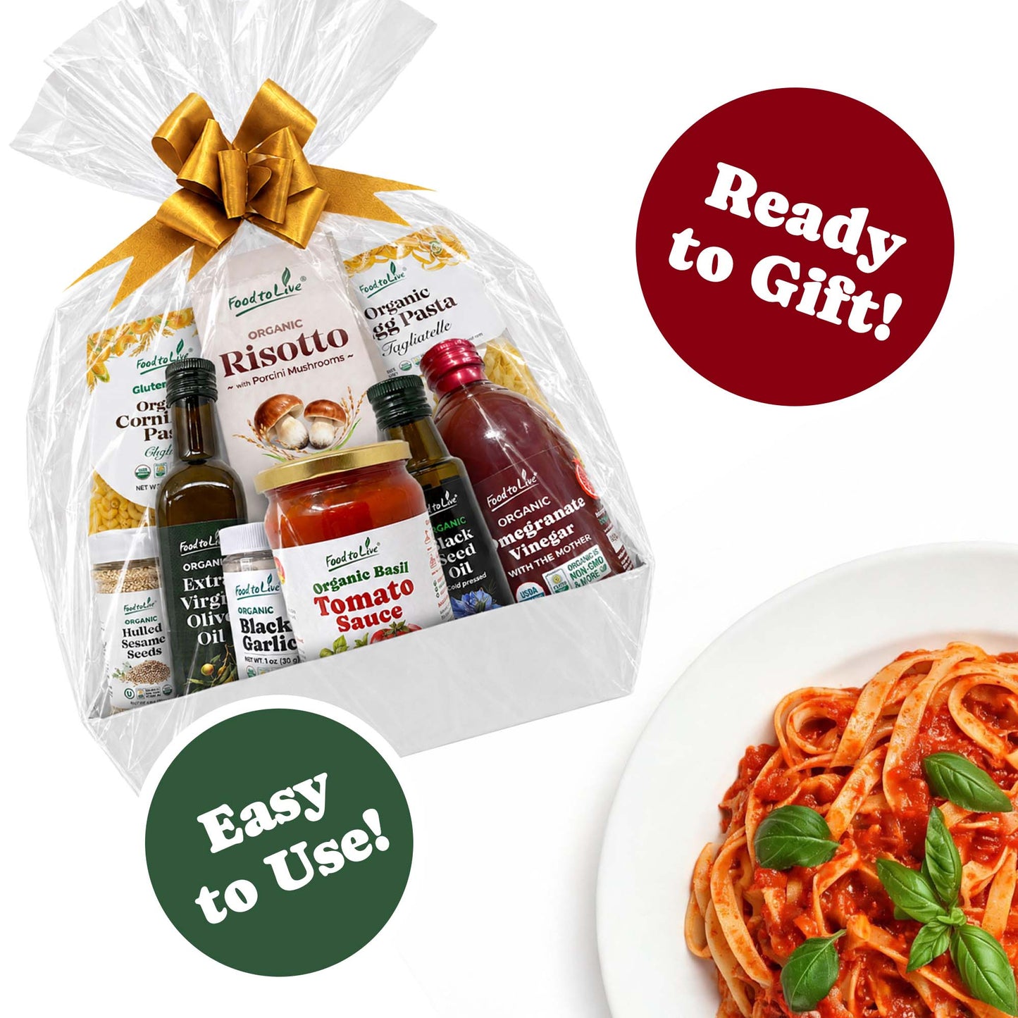Organic Gourmet Pantry Adventure Gift Basket - by Food to Live