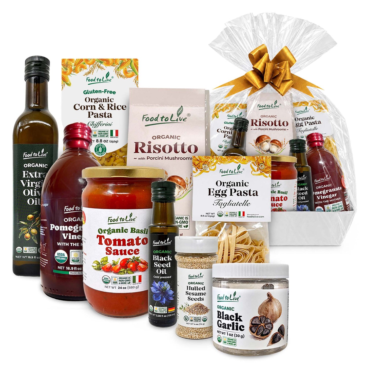 Organic Gourmet Pantry Adventure Gift Basket - by Food to Live