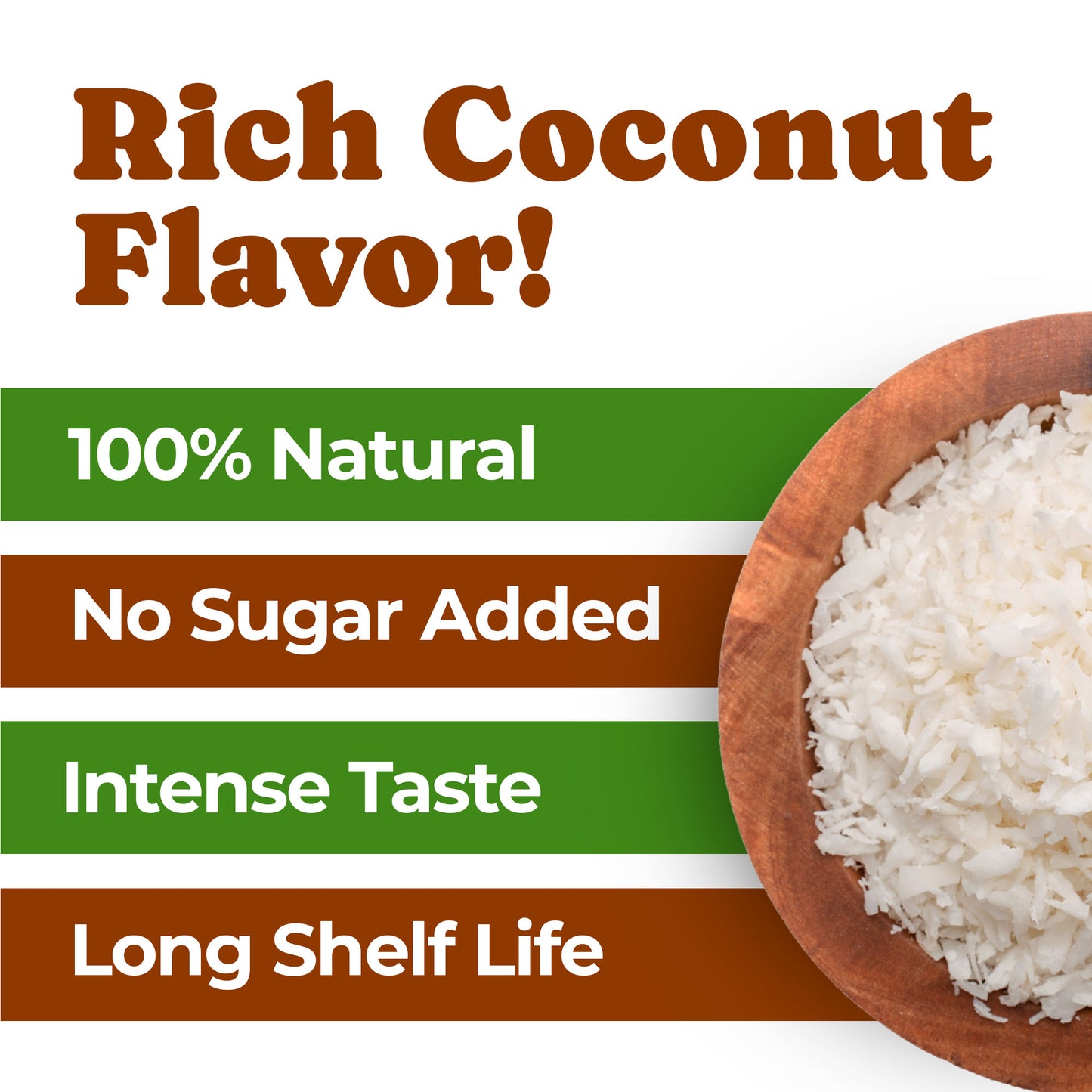 Organic Shredded Coconut - by Food To Live