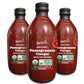 Organic Pomegranate Vinegar with the Mother, 500ml - by Food to Live