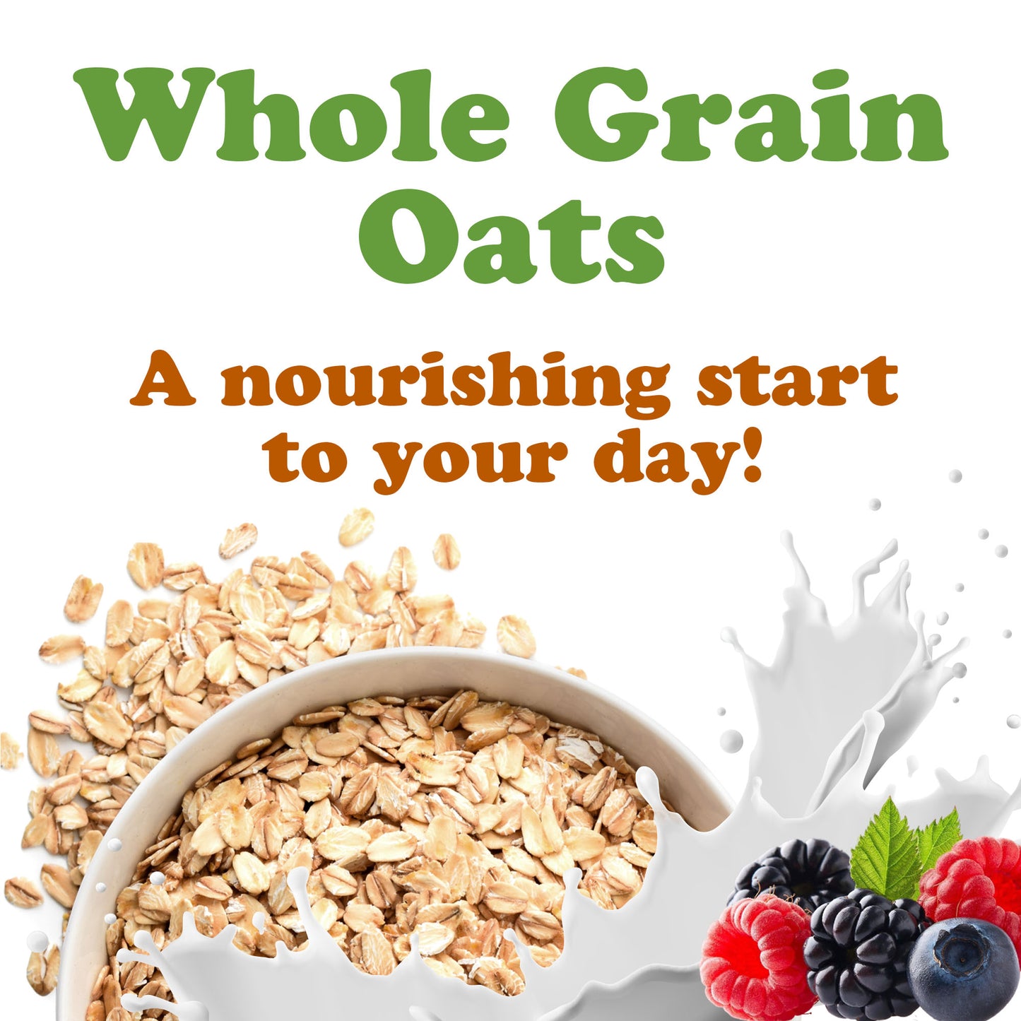 Organic Rolled Oat Flakes - by Food To Live