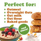 Organic Rolled Oat Flakes - by Food To Live