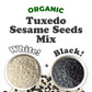 Organic Tuxedo Sesame Seeds - NON-GMO, Vegan, Kosher - by Food to Live