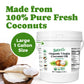 Organic Virgin Coconut Oil, 1 Gallon (3.78 L) - Non-GMO, Vegan, Bulk - by  Food to Live