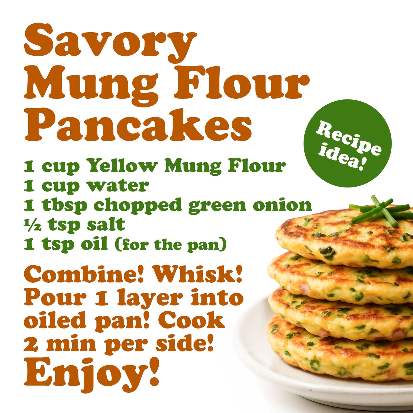 Organic Yellow Mung Flour – Non-GMO, Kosher, Vegan, Bulk – by Food to Live