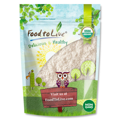 Organic Yellow Mung Flour – Non-GMO, Kosher, Vegan, Bulk – by Food to Live