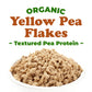 Organic Yellow Pea Flakes – No-GMO, Keto, Kosher, Bulk – by Food to Live