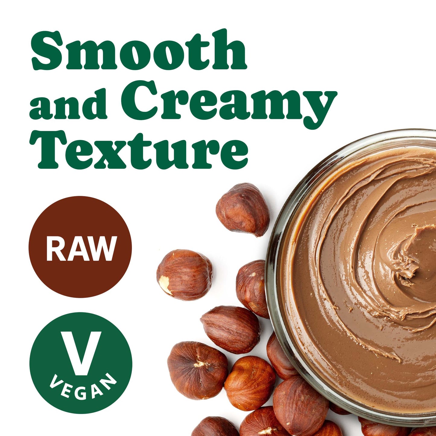 Raw Hazelnuts Butter – Keto Friendly, Vegan, No Added Sugar by – Food to Live