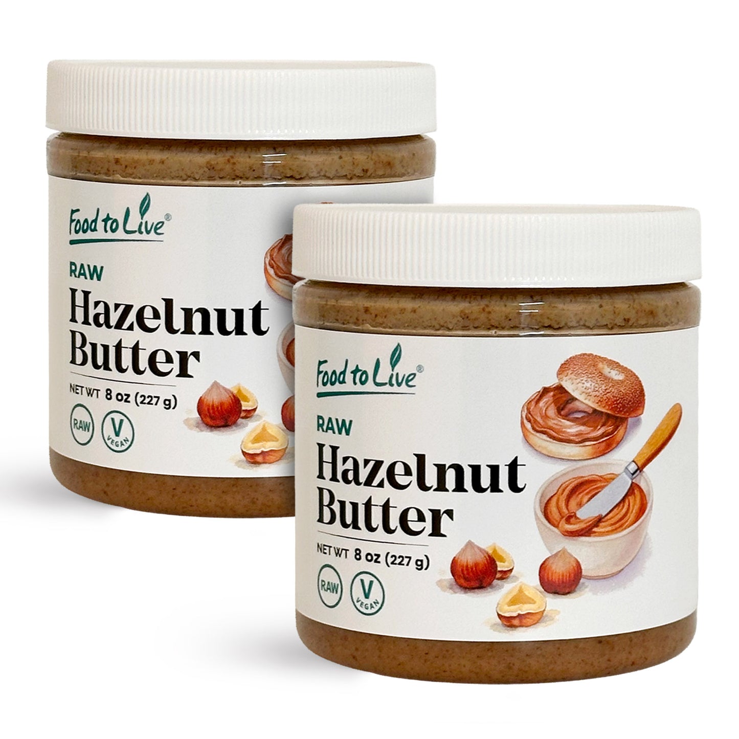 Raw Hazelnuts Butter – Keto Friendly, Vegan, No Added Sugar by – Food to Live