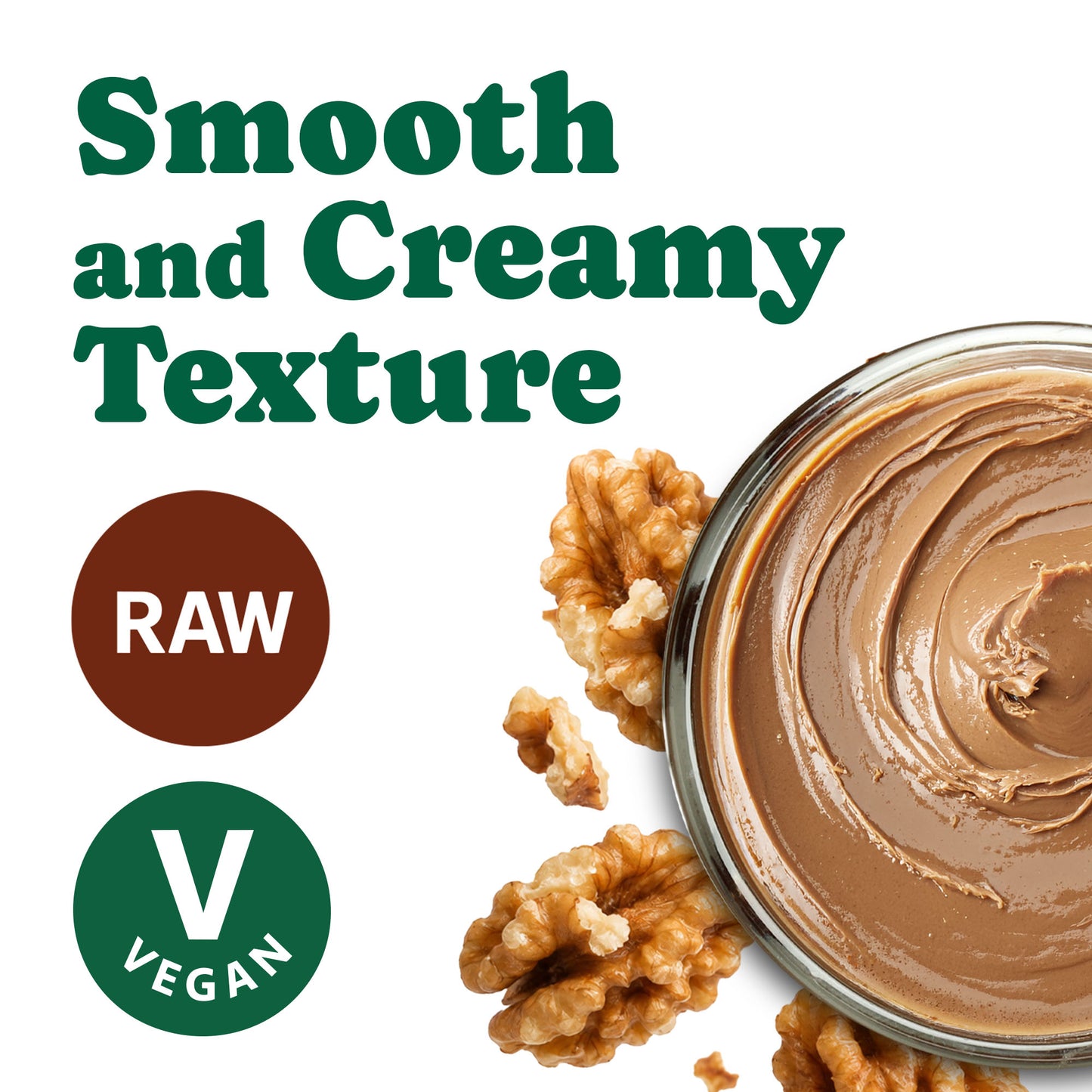 Raw Walnut Butter -  Keto, Vegan, Kosher - by Food to Live
