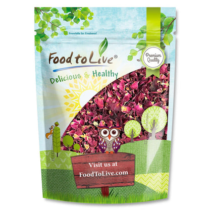 Rose Petals – Vegan, Kosher, Bulk  – by Food to Live