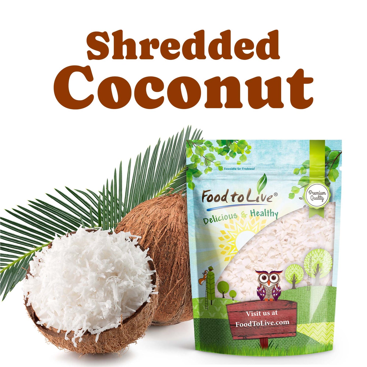 Desiccated Coconut - by Food To Live