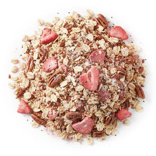 Strawberry Oatmeal with Collagen - by Food To Live