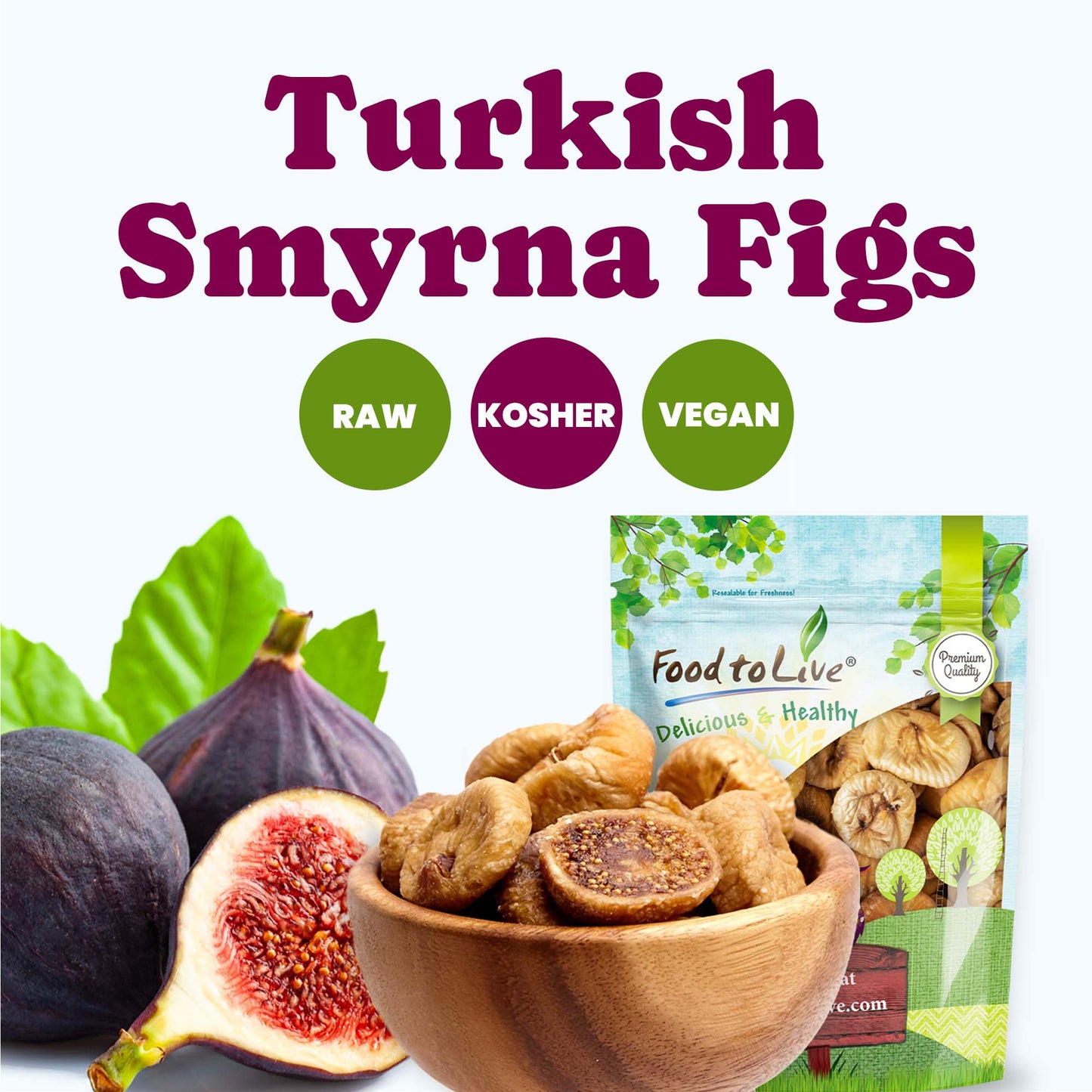Turkish Smyrna Figs - by Food To Live
