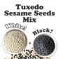 Tuxedo Sesame Seeds -  Vegan, Kosher, Bulk - by Food to Live
