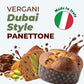 Vergani Panettone Dubai Style Chocolate Pistachio and Kataify, 28.22 oz (800g)