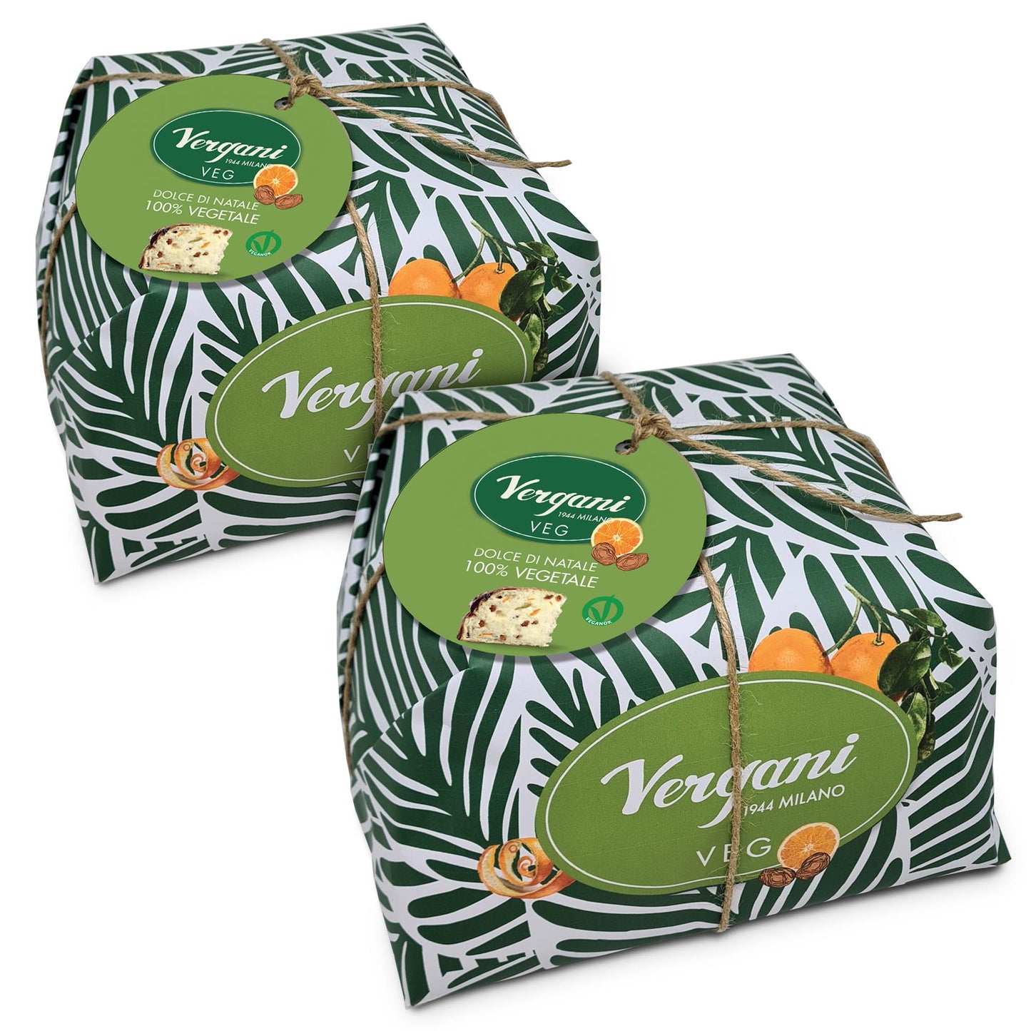 Vergani Vegan Classic Panettone, 26.4 oz (750g) - Italian Holiday Cake