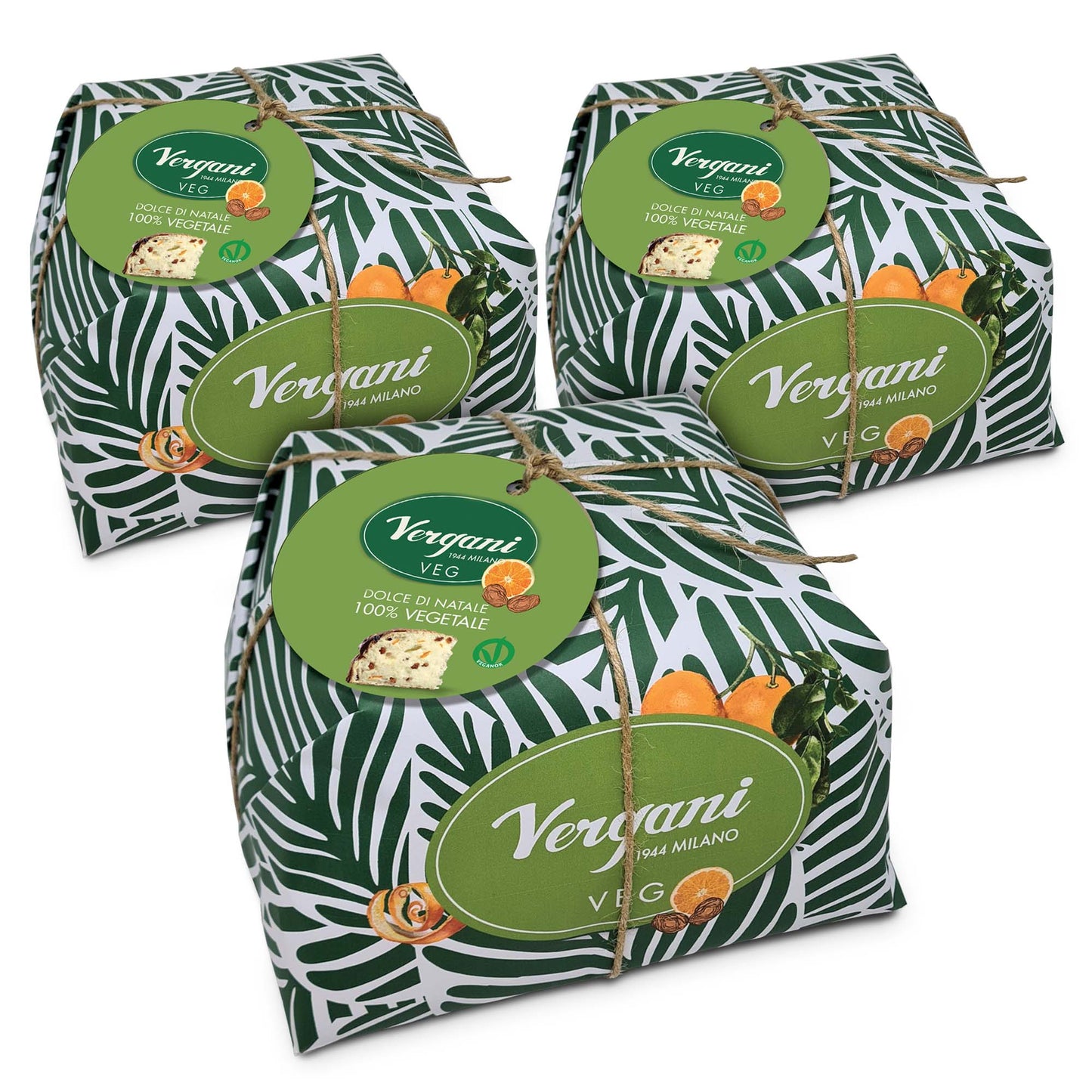 Vergani Vegan Classic Panettone, 26.4 oz (750g) - Italian Holiday Cake