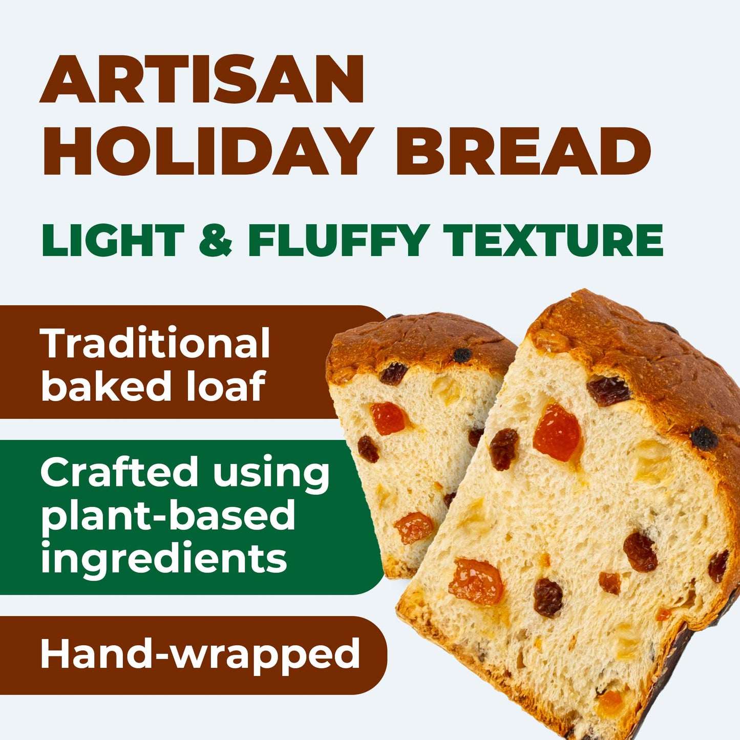 Vergani Vegan Classic Panettone, 26.4 oz (750g) - Italian Holiday Cake