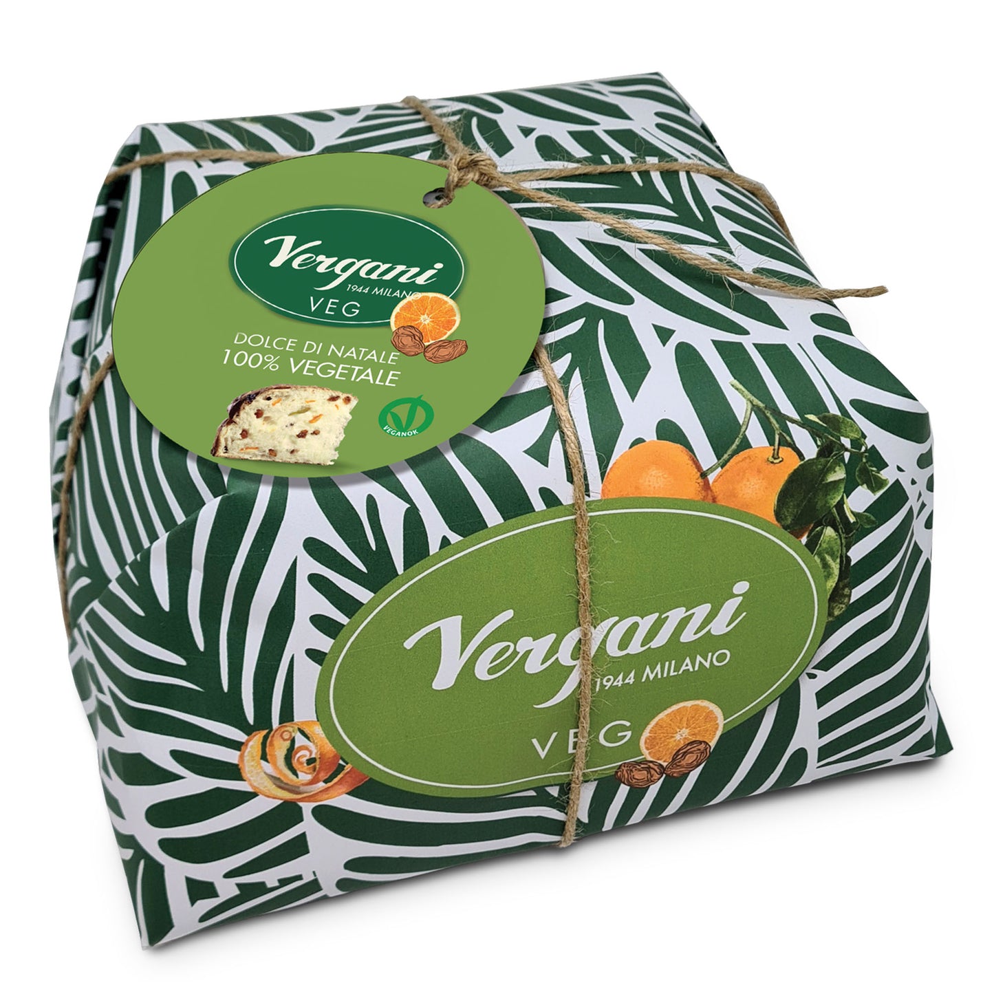 Vergani Vegan Classic Panettone, 26.4 oz (750g) - Italian Holiday Cake