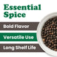 Whole Black Pepper, 4 oz – Kosher, Vegan – by Food to Live