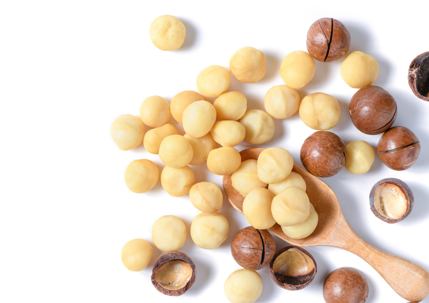 Whole Macadamia Nuts — Non-GMO Verified, Raw, Unsalted, Unroasted, Keto Friendly, Kosher, Vegan, Bulk, Great as Snack and for Baking, Good Source of Manganese, Thiamin, and Copper