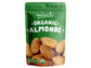 Organic Dry Roasted California Almonds with Himalayan Salt – Non-GMO, Oven Roasted, Lightly Salted Nuts, No Oil Added, Vegan, Kosher, Bulk. High in Protein and Essential Fatty Acids